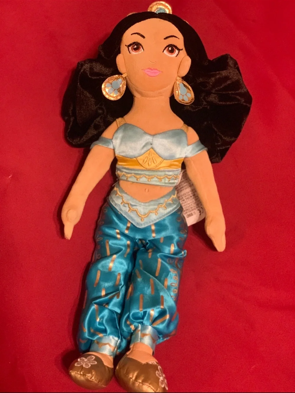 Disney 16” Jasmine Plush Doll in Blue and Gold